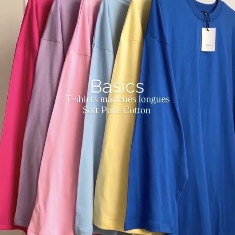 Basic t-shirt oversized (Manches longues)